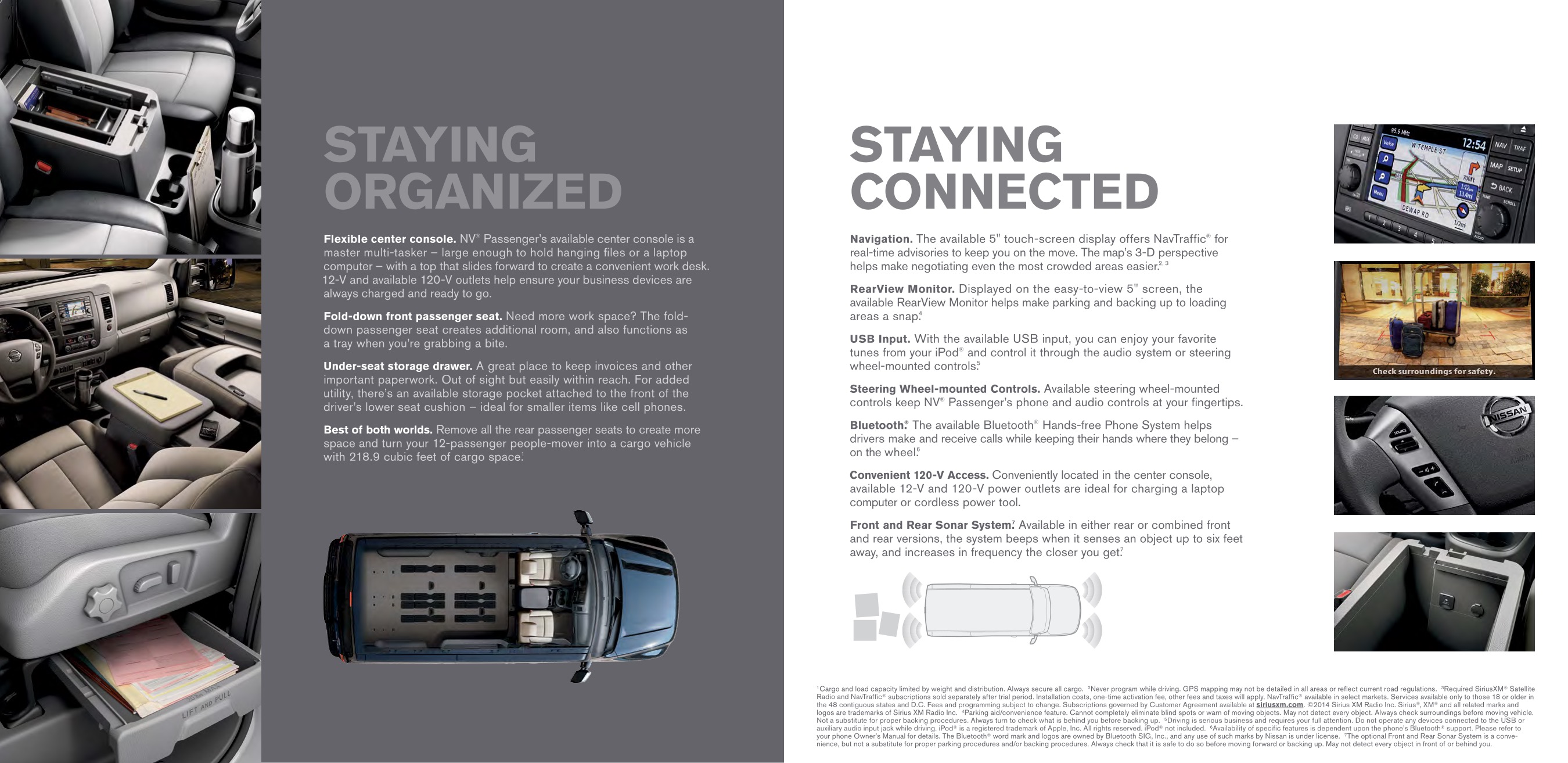 2014 Nissan NV Passenger Brochure Page 13